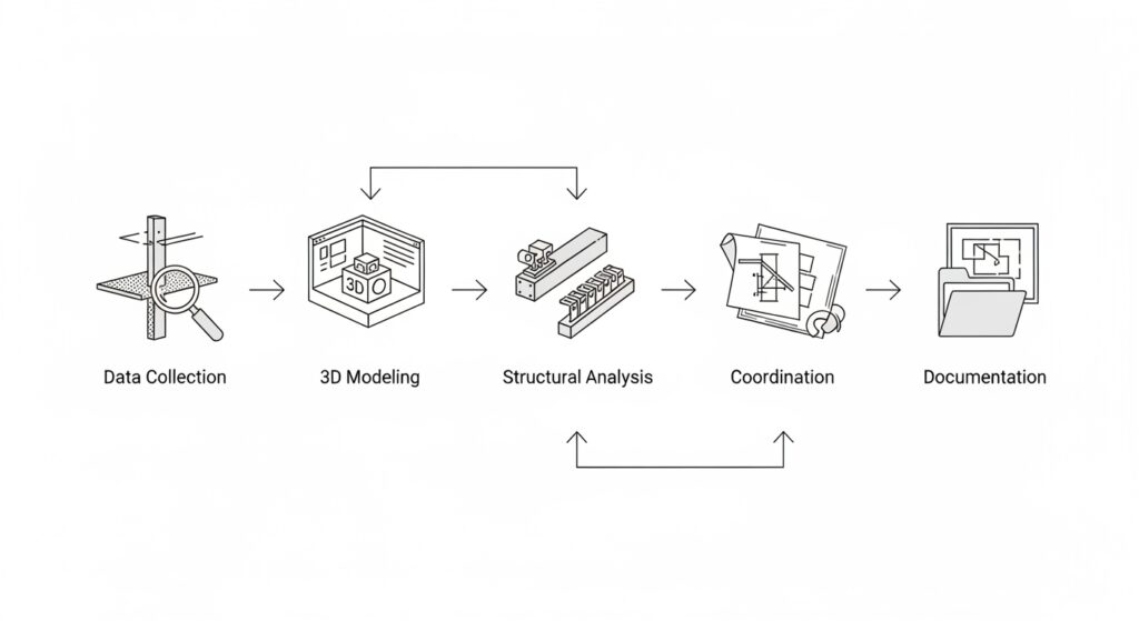 Etapas do projeto estrutural com BIM: do levantamento à compatibilização